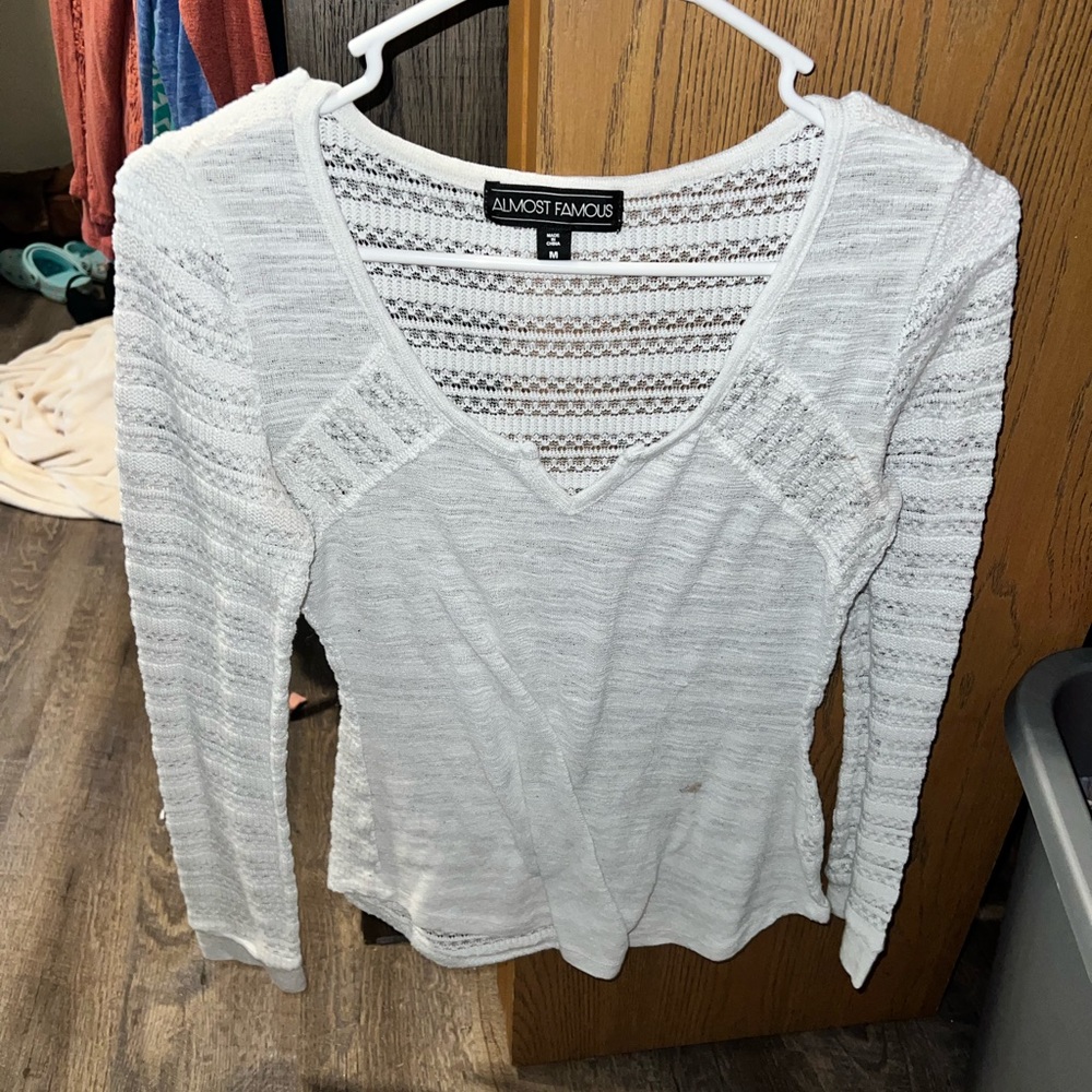 See through long sleeve